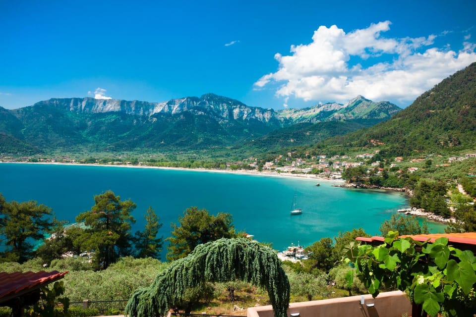 Spring, Day, Natural landscape, Mountain view, Sea view