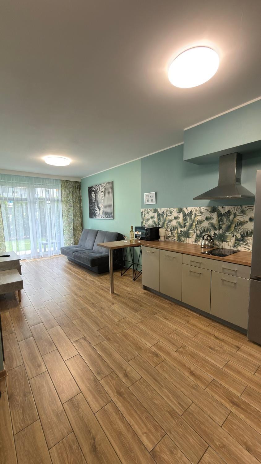 Kitchen or kitchenette, Living room