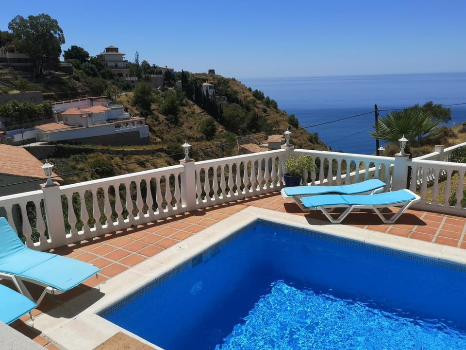 House in a cove Almunecar Villa in Costa Tropical