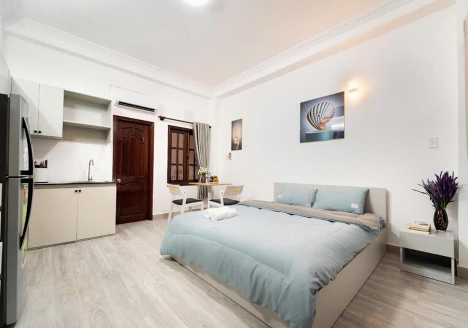 Bed, Kitchen or kitchenette, Photo of the whole room, Bedroom, air conditioner