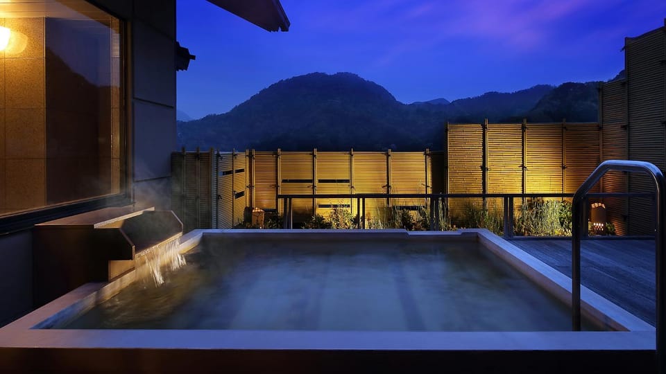 Mountain view, Open Air Bath