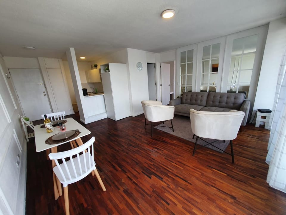 Kitchen or kitchenette, Living room, Dining area