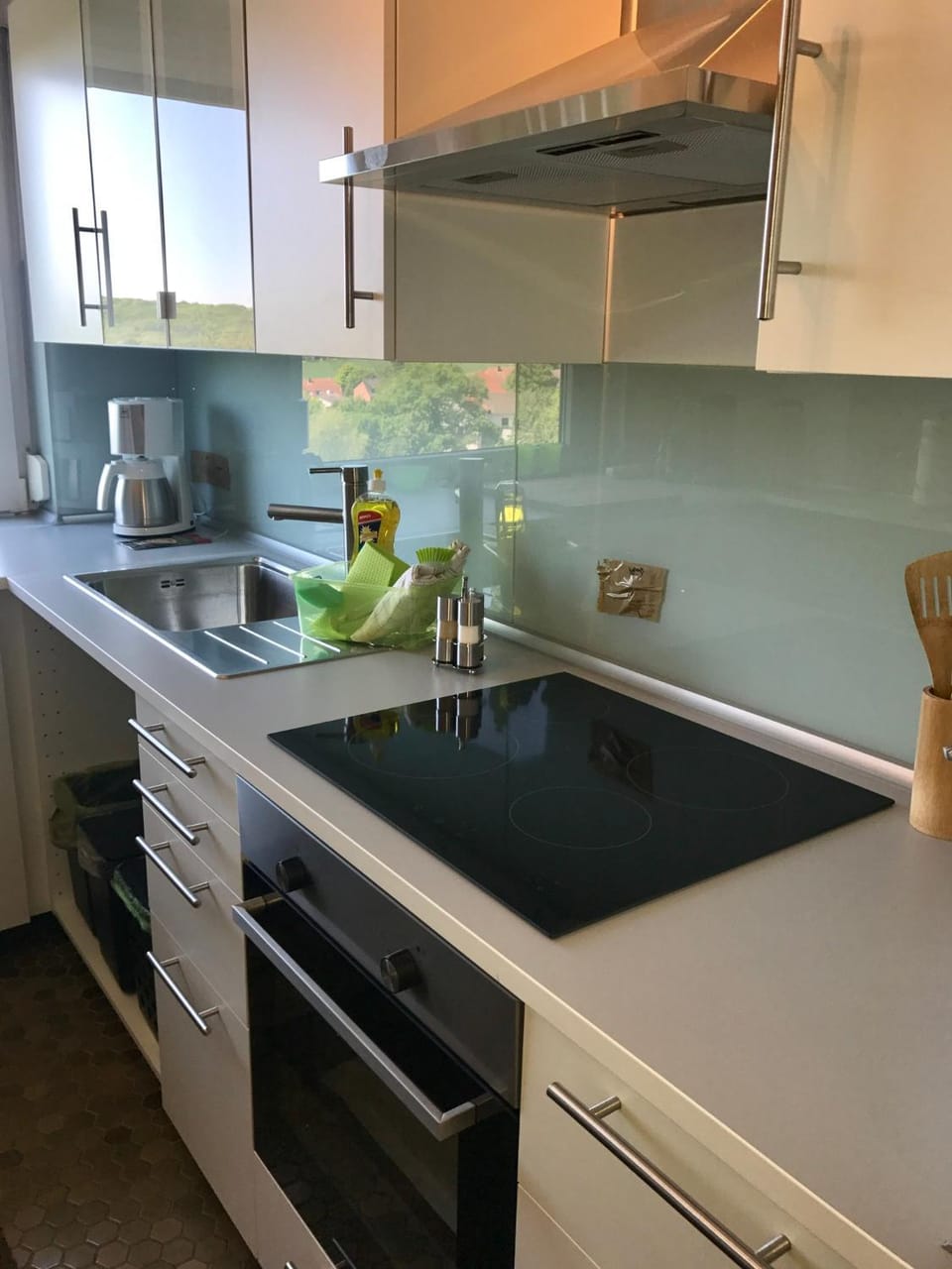 Gästewohnung Seeblick mit Balkon in Salzgitter Thiede mit Küche und Bad , schnelles Internet Apartment in Wolfenbüttel