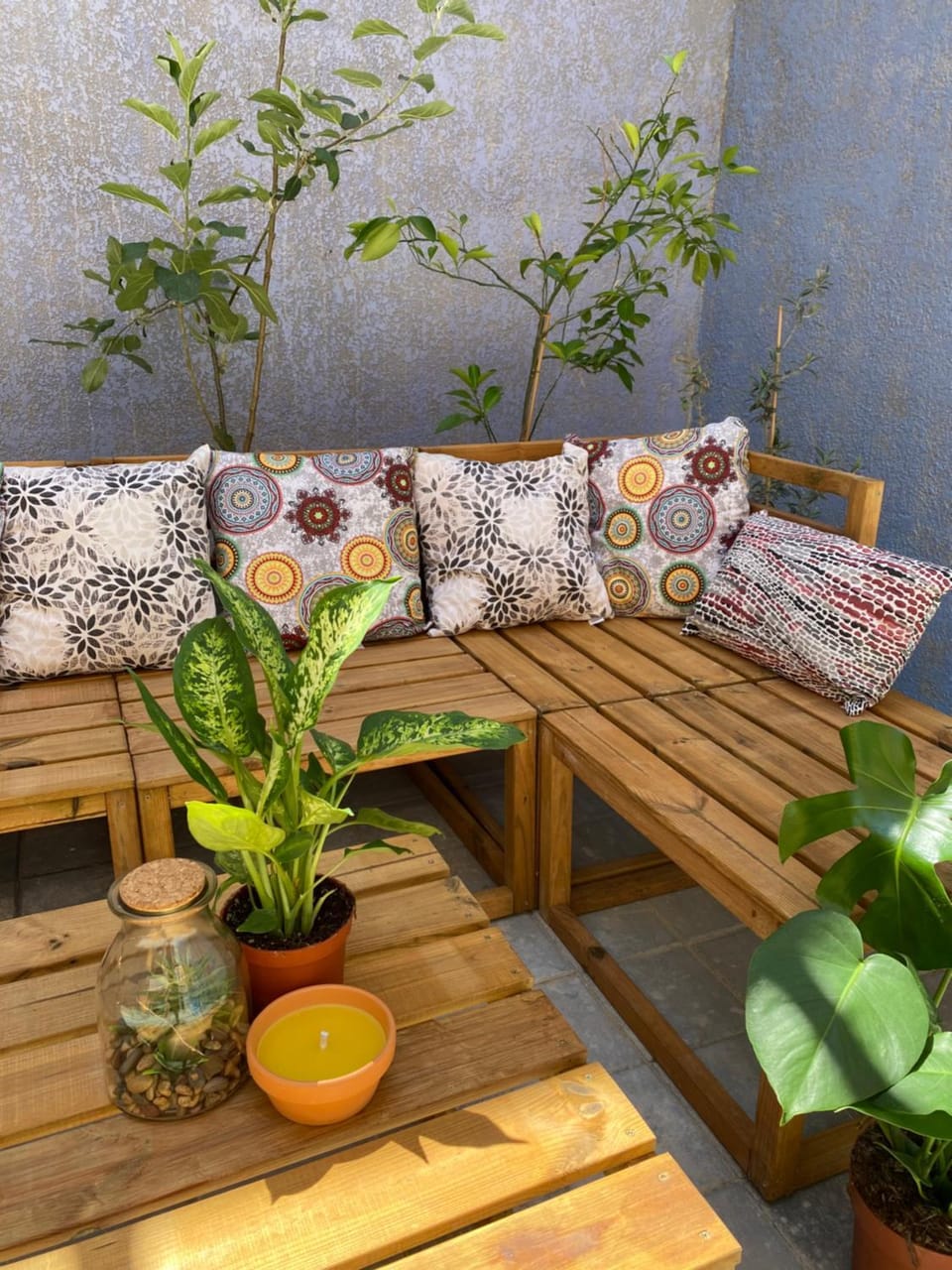 Patio, Garden, Seating area