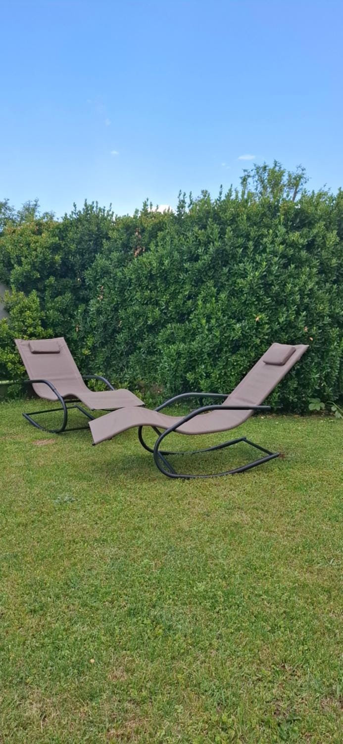Natural landscape, Garden, Garden view, sunbed