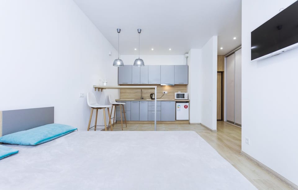 TV and multimedia, Kitchen or kitchenette, Dining area, Bedroom, minibar