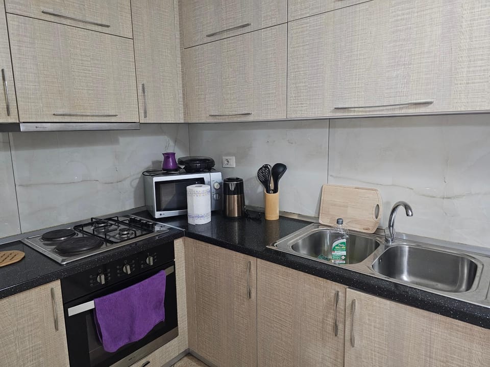 Coffee/tea facilities, Kitchen or kitchenette, minibar, stove, toaster