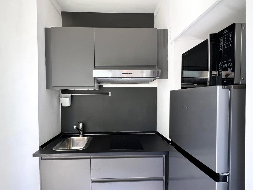 Kitchen or kitchenette, kitchen