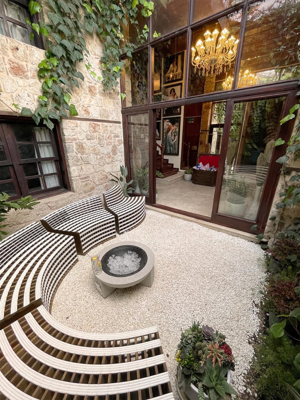 Patio, Garden, Seating area, Garden view