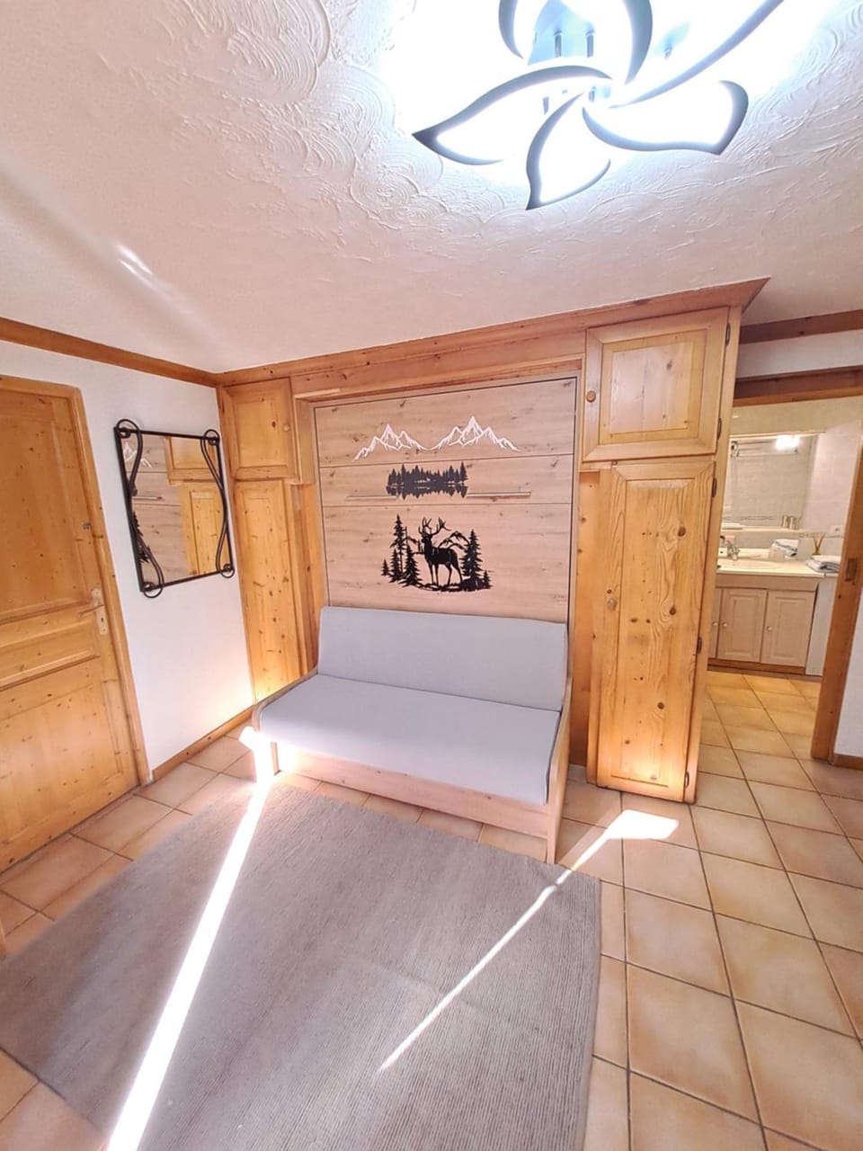 A4 km de Megève très joli studio avec jacuzzi ,vue sur les montagnes au calme Apartment in Haute-Savoie