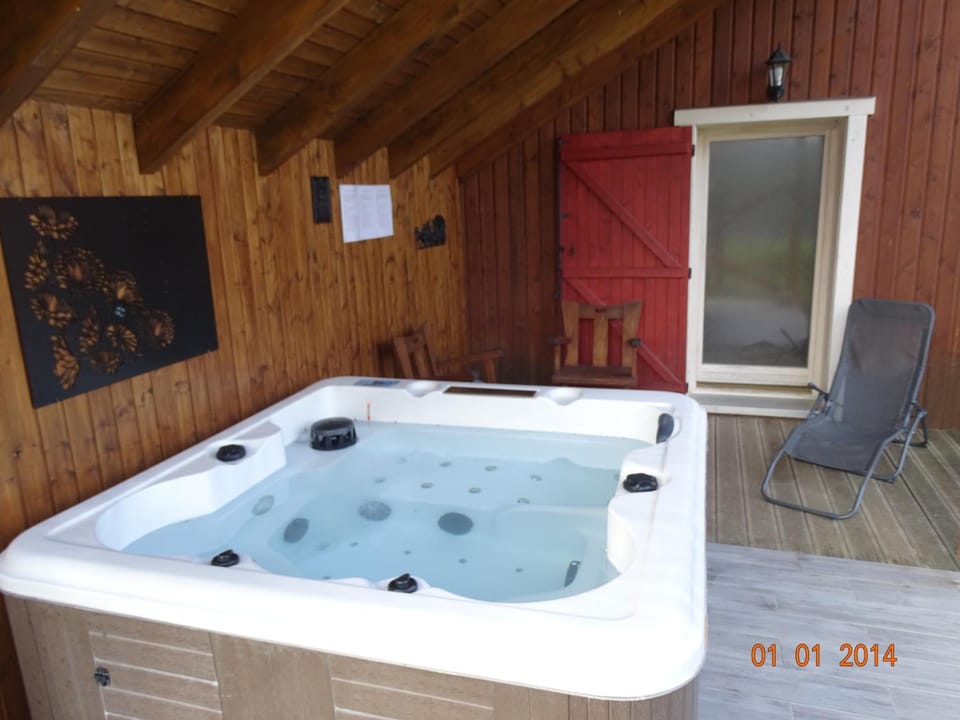 Le Chalet au vieux vignoble avec espace Sauna et Jacuzzi Chalet in Grand Est