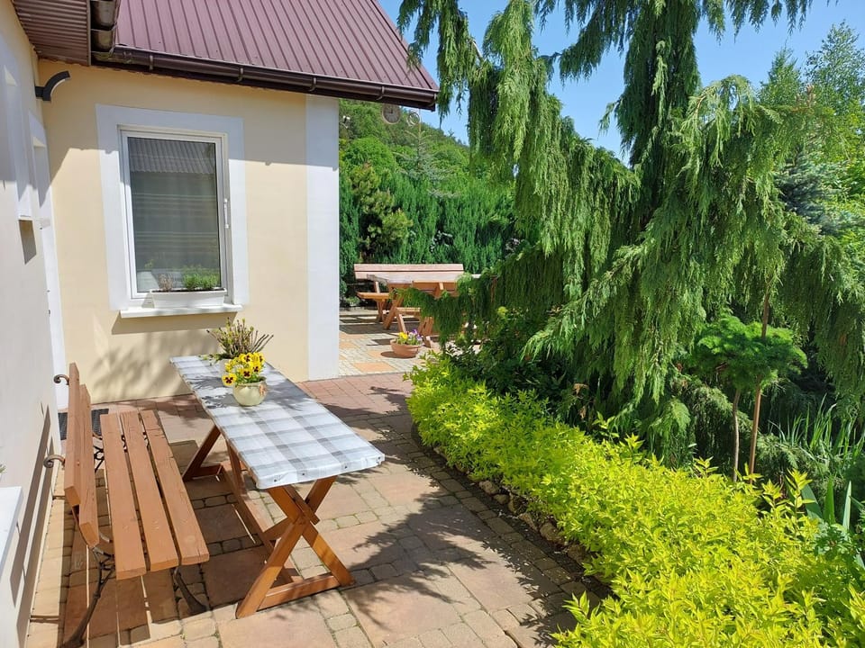 Property building, Garden view