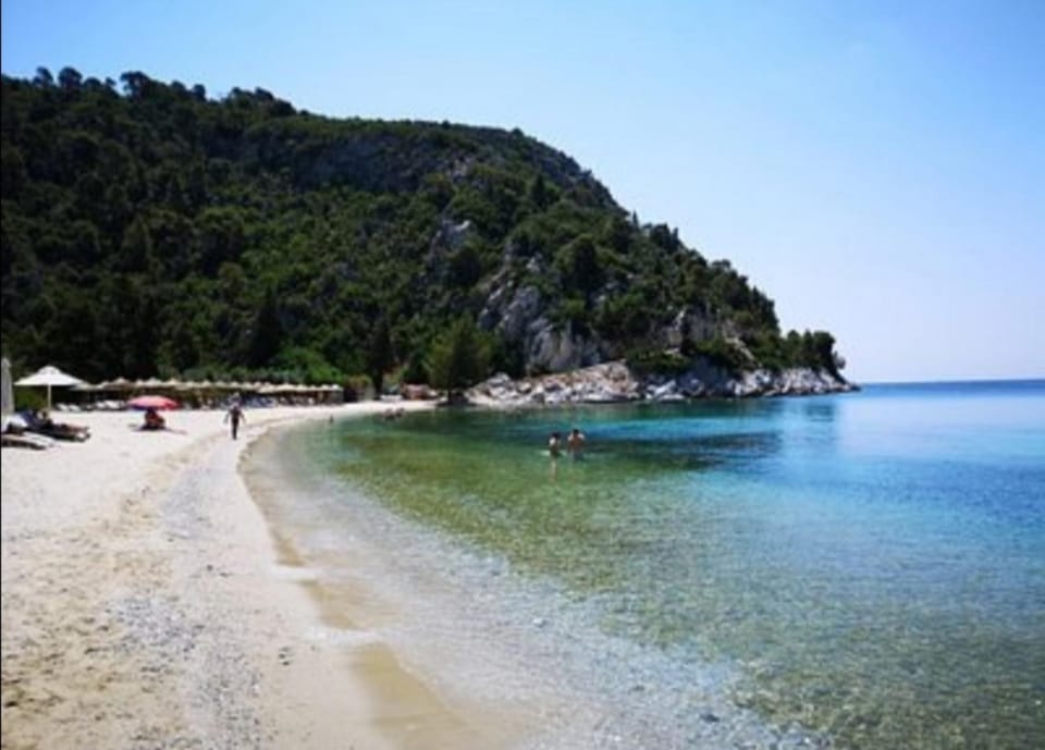Natural landscape, Beach, Mountain view, Sea view