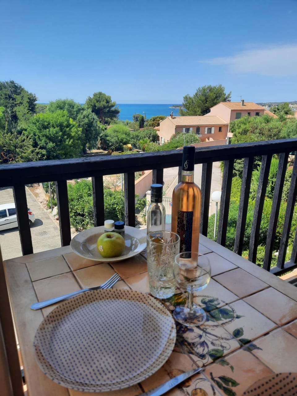 Natural landscape, View (from property/room), Balcony/Terrace, Sea view