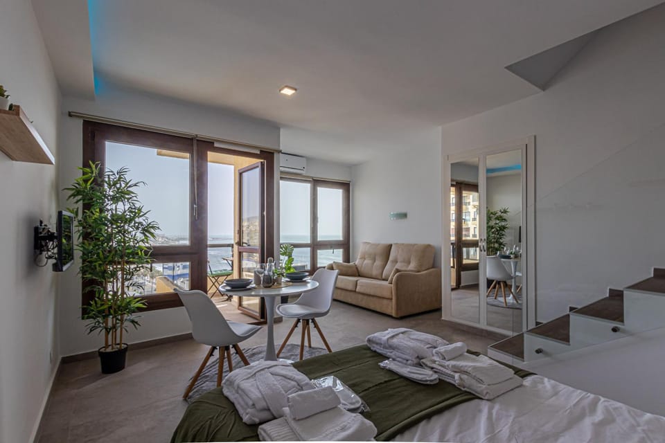 Communal lounge/ TV room, Bed, Living room, Bedroom
