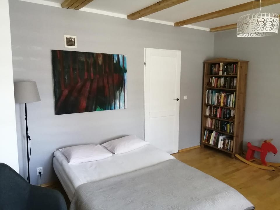 Bed, Library, Photo of the whole room, Bedroom