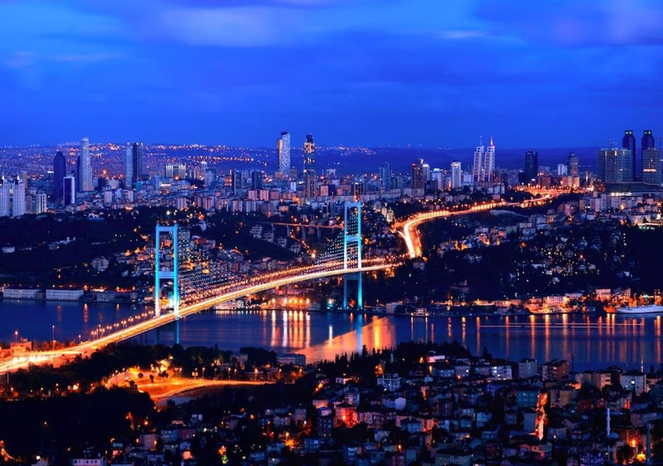 Night, Natural landscape, Bird's eye view, On-site shops, City view