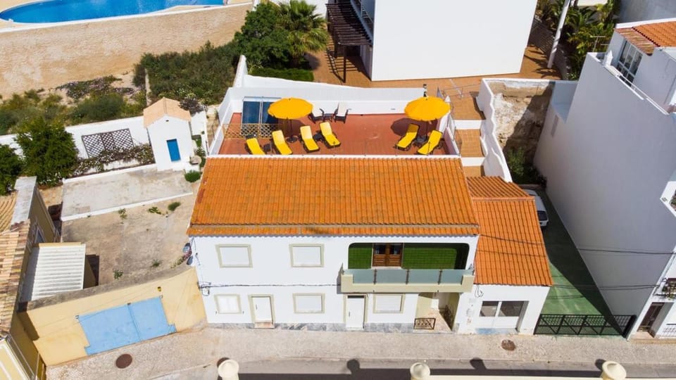 Property building, Day, Bird's eye view, Balcony/Terrace, sunbed