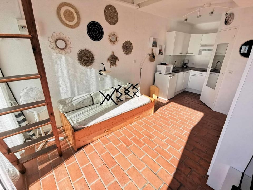 Résidence Maisons De La Mer 1 - Magnifique studio rénové pour deux personnes en front de mer à Port Leucate. Réf: 1MM1_91 MAE-6954 Apartment in Le Barcarès