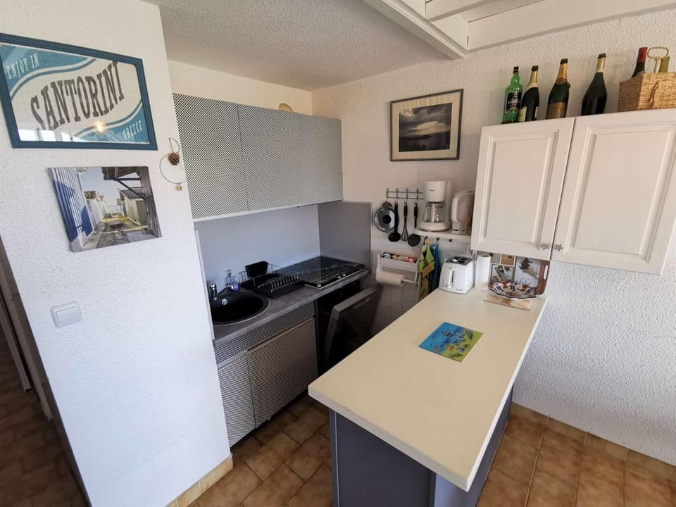 Résidence Le Mykonos - APPT T2 CAB OU MEZZ 6 couchages PORT LEUCATE. Réf: 2MYK_15C MAE-7254 Apartment in Leucate