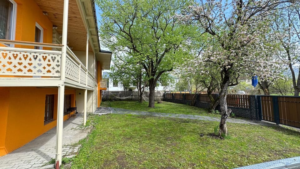 Property building, Spring, Natural landscape, Garden, Garden view
