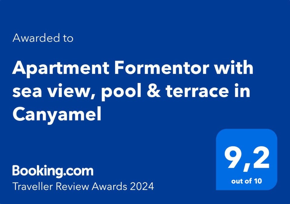 Apartment 4B Formentor sea view & pool in Cañamel Apartment in Llevant