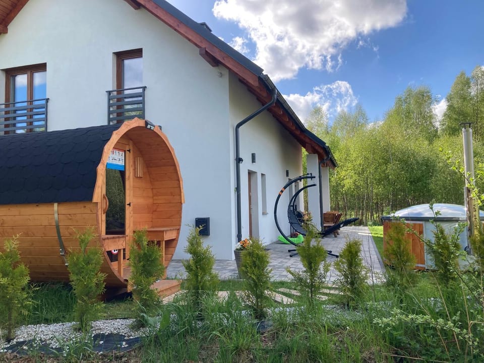 Willa w Brzozach Sznurki Spokojna 1 - Chmielno, Kaszuby, dom, jezioro House in Pomeranian Voivodeship