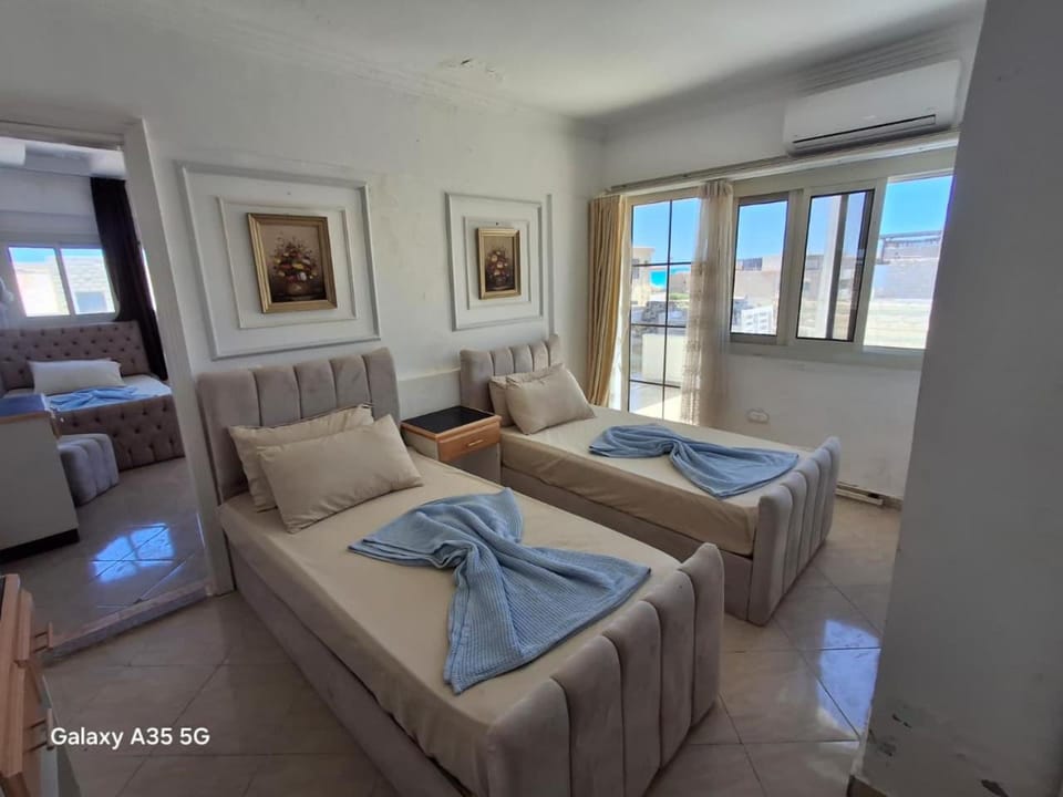 Roof 5 OR 6 3 Bedrooms sea view 114Green Beach Apartment in Egypt
