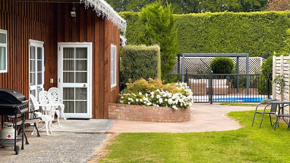 Patio, Spring, Day, Garden, Garden view, Pool view, Swimming pool