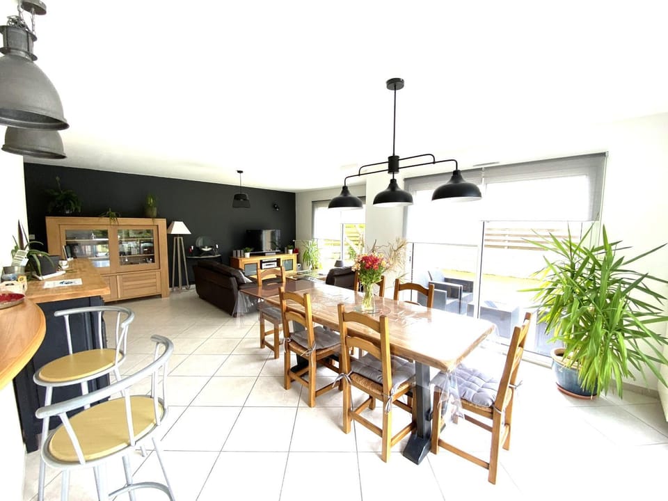 Maison 5 pièces 6 a 7 personnes à proximité de la plage du Fort-Bloqué - Wi-fi - Maeline Villa in Ploemeur