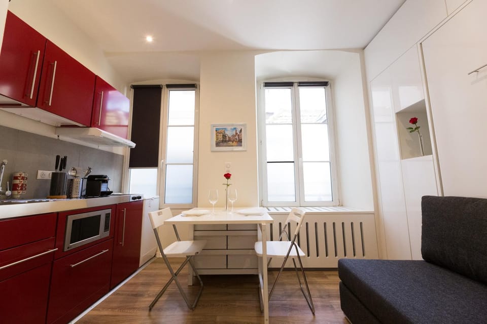 Kitchen or kitchenette, Living room, Photo of the whole room