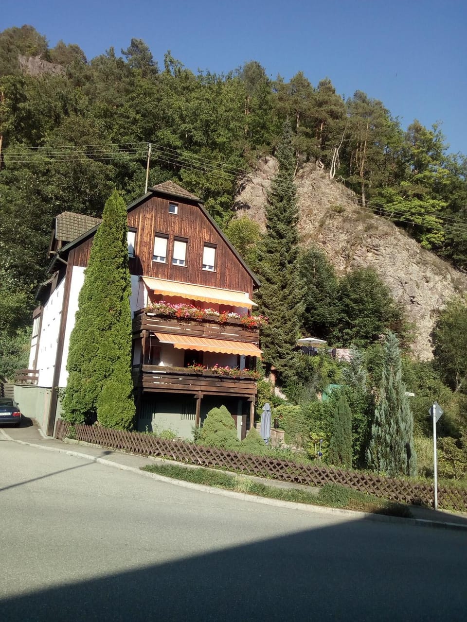 Property building, Spring, Natural landscape, Mountain view