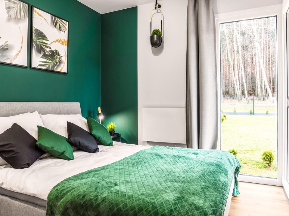 Bed, Garden, View (from property/room), Photo of the whole room, Bedroom, Guests, Garden view, Family