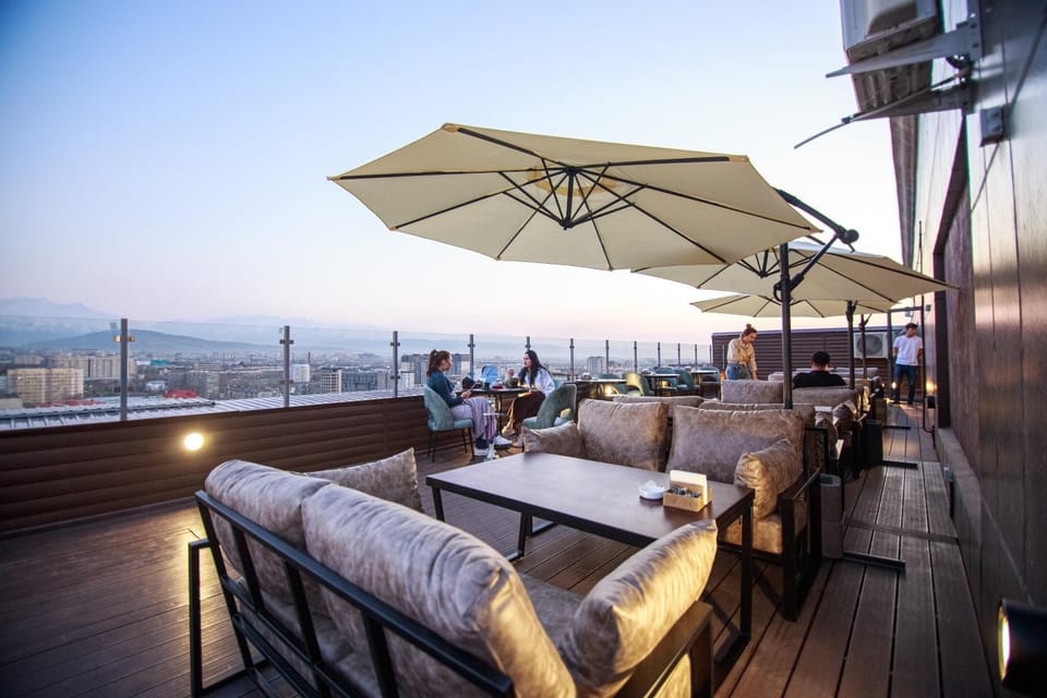 Balcony/Terrace, Balcony/Terrace, Lounge or bar, Sunset