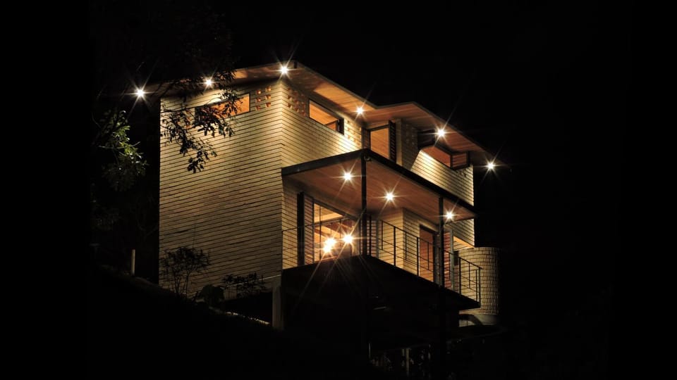 Facade/entrance, Night, Bedroom