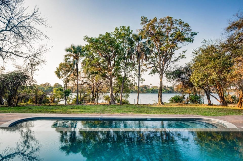 Natural landscape, River view, Swimming pool