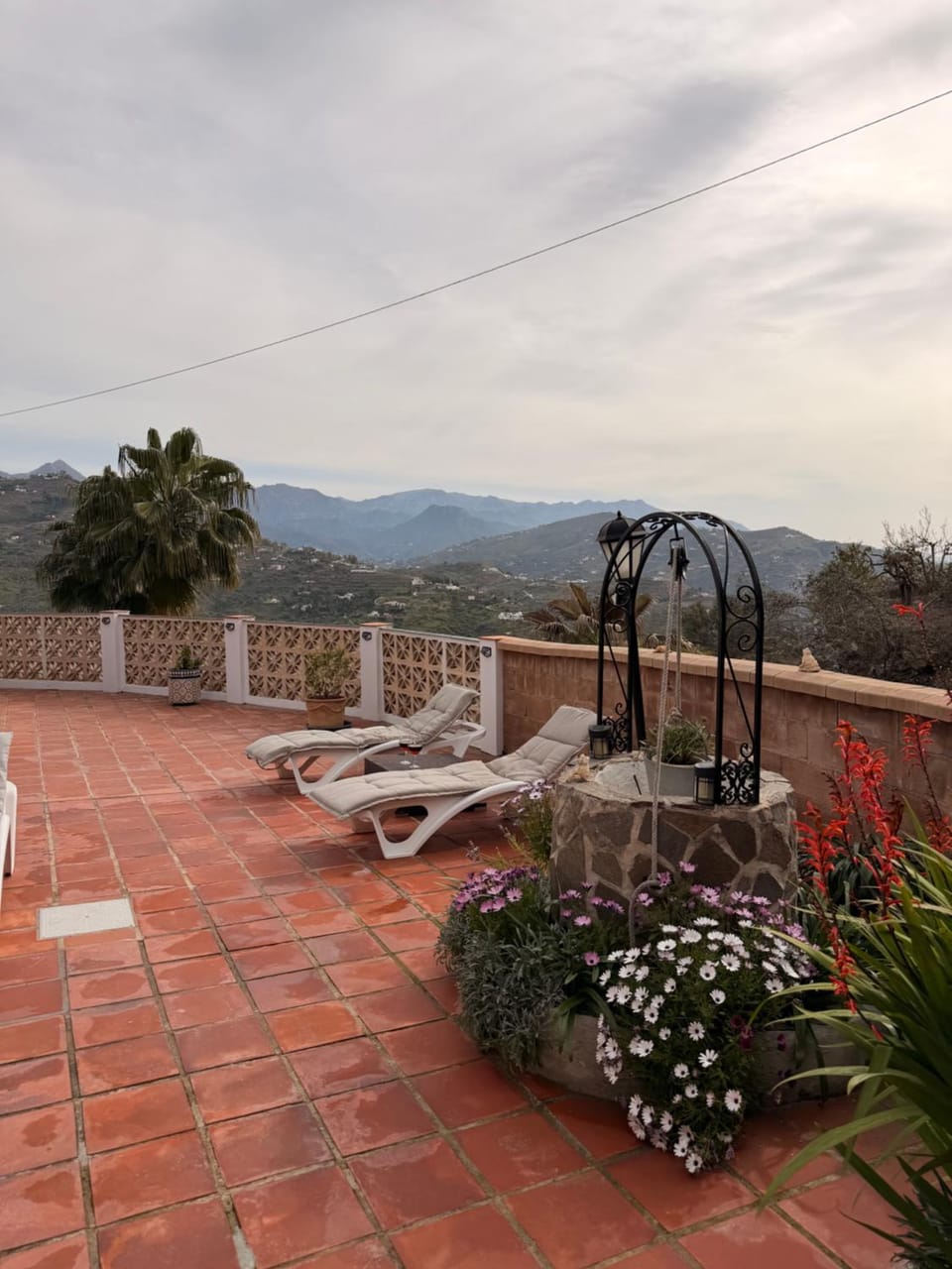 Patio, Natural landscape, View (from property/room), Balcony/Terrace, Mountain view, sunbed