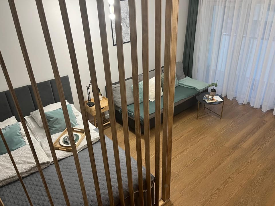 Bed, View (from property/room), Living room, Photo of the whole room, Decorative detail, Bedroom