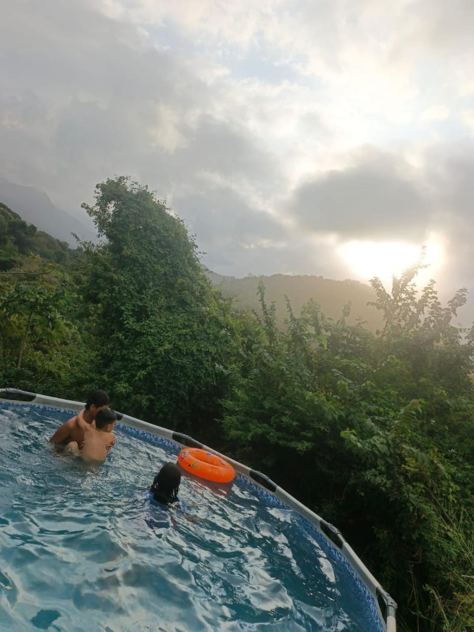 Day, People, Natural landscape, Mountain view, Pool view, Swimming pool, Swimming pool, Sunrise, Sunset, children, group of guests