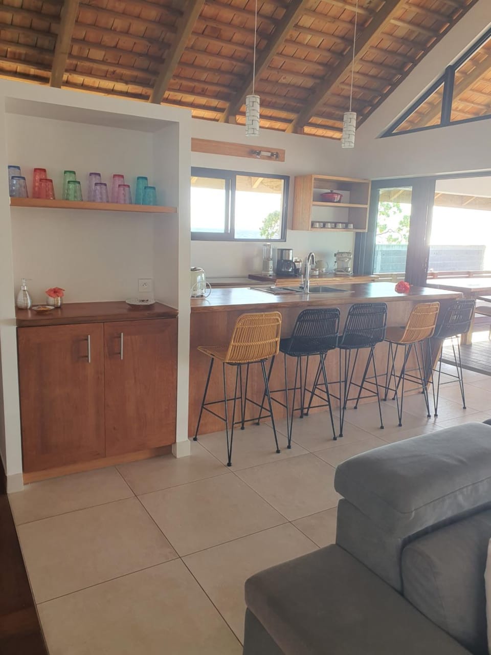 Kitchen or kitchenette, Living room, Lounge or bar, Dining area