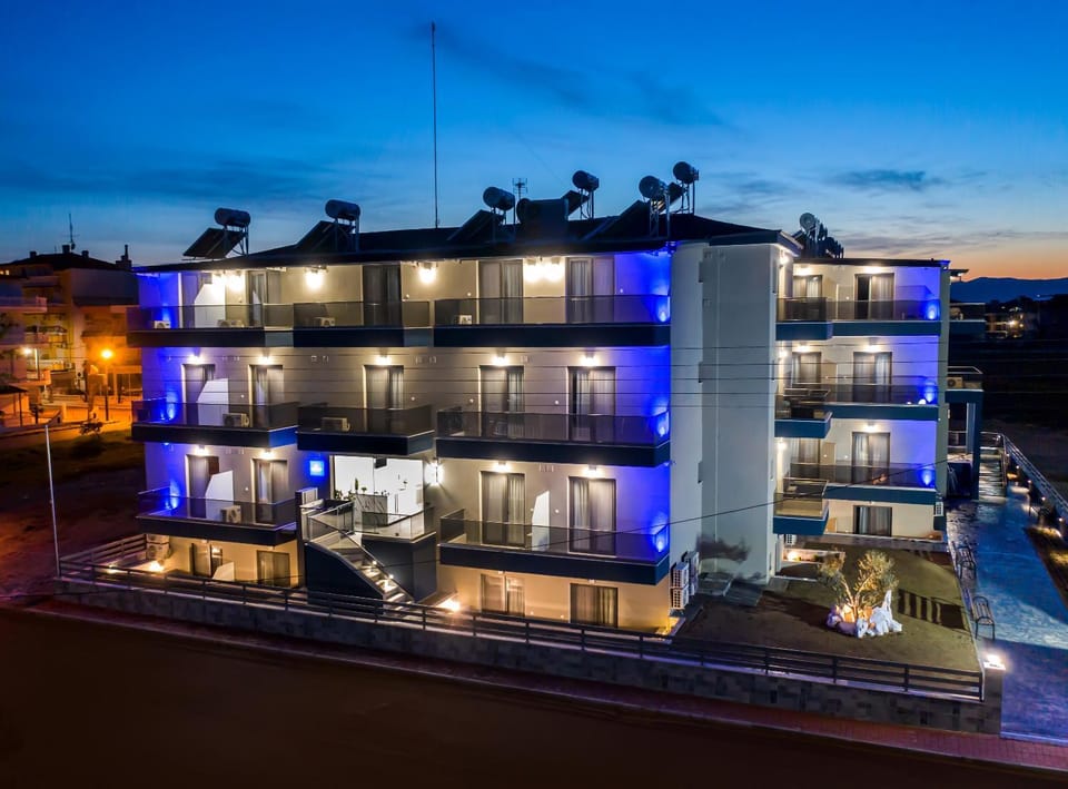 Property building, Sunset