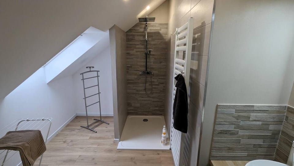 Shower, Bathroom, towels