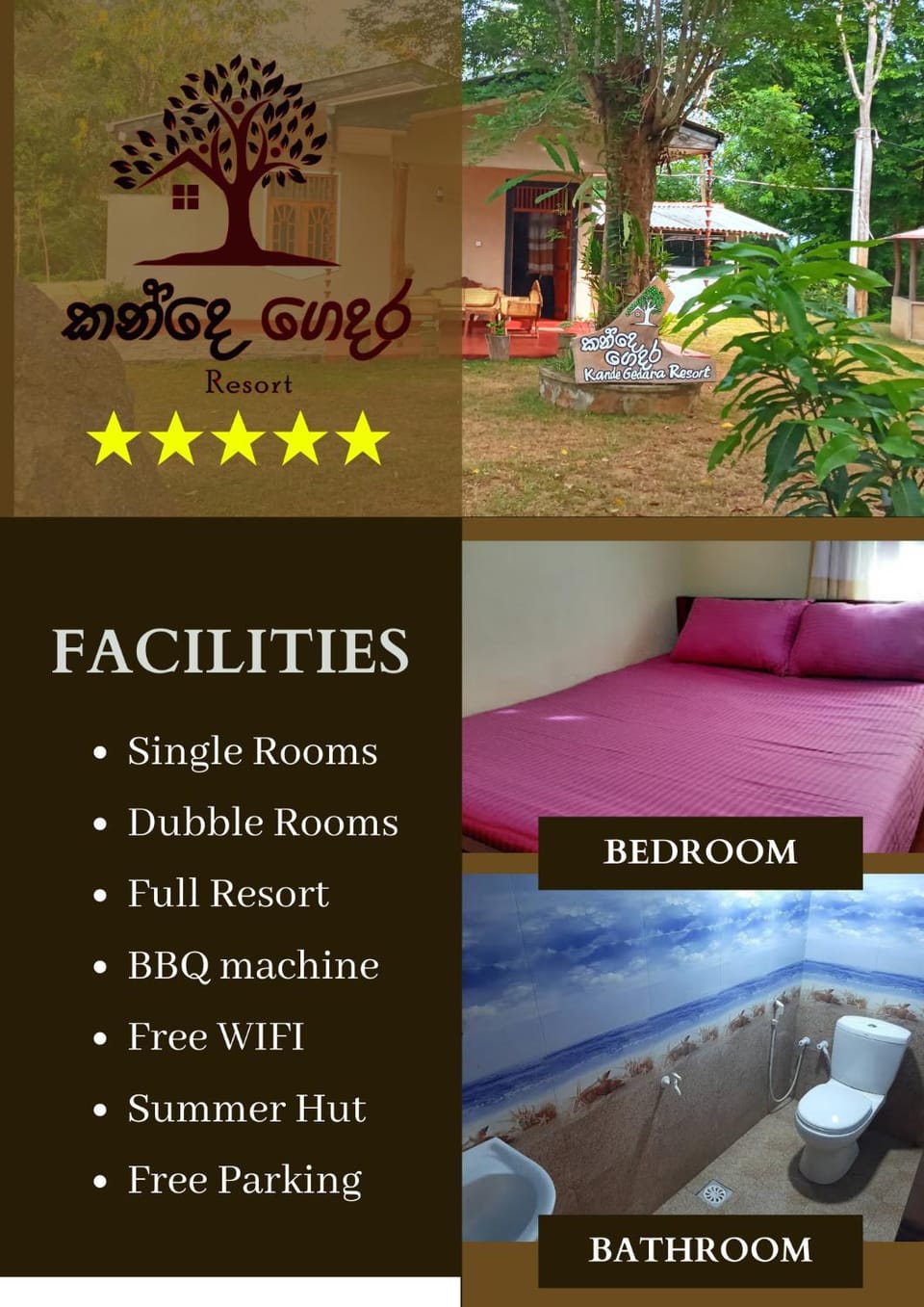Kande Gedara Resort (කන්දෙ ගෙදර) Bed and Breakfast in Uva Province, Sri Lanka