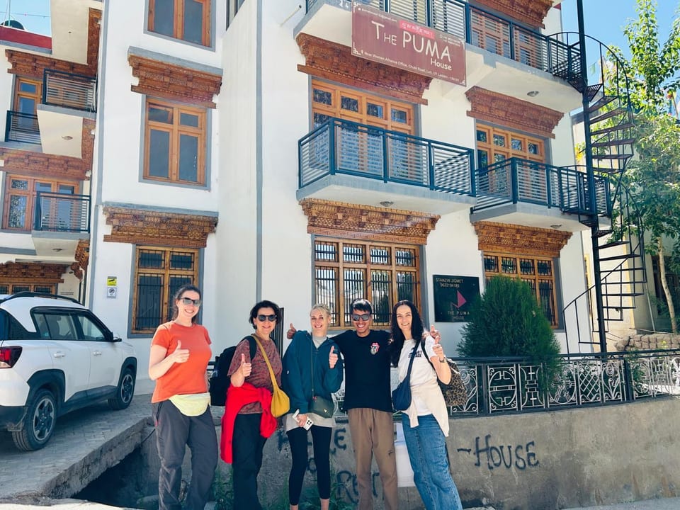Property building, People, group of guests