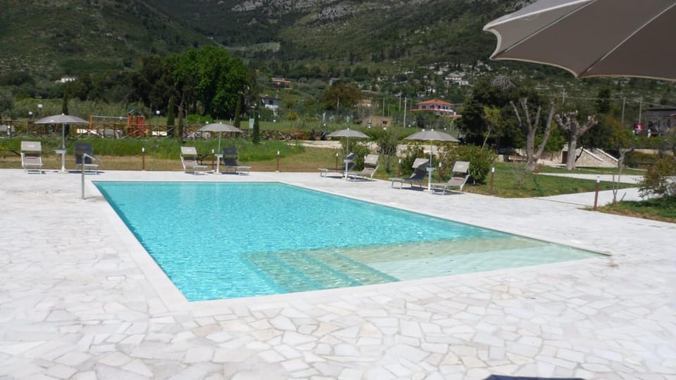Natural landscape, Pool view, Swimming pool, sunbed