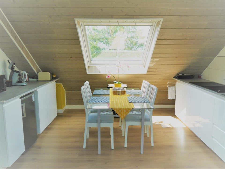 Kitchen or kitchenette, Dining area