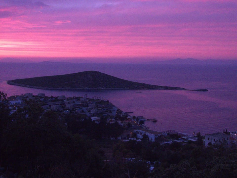 Mountain view, Sea view, Sunset