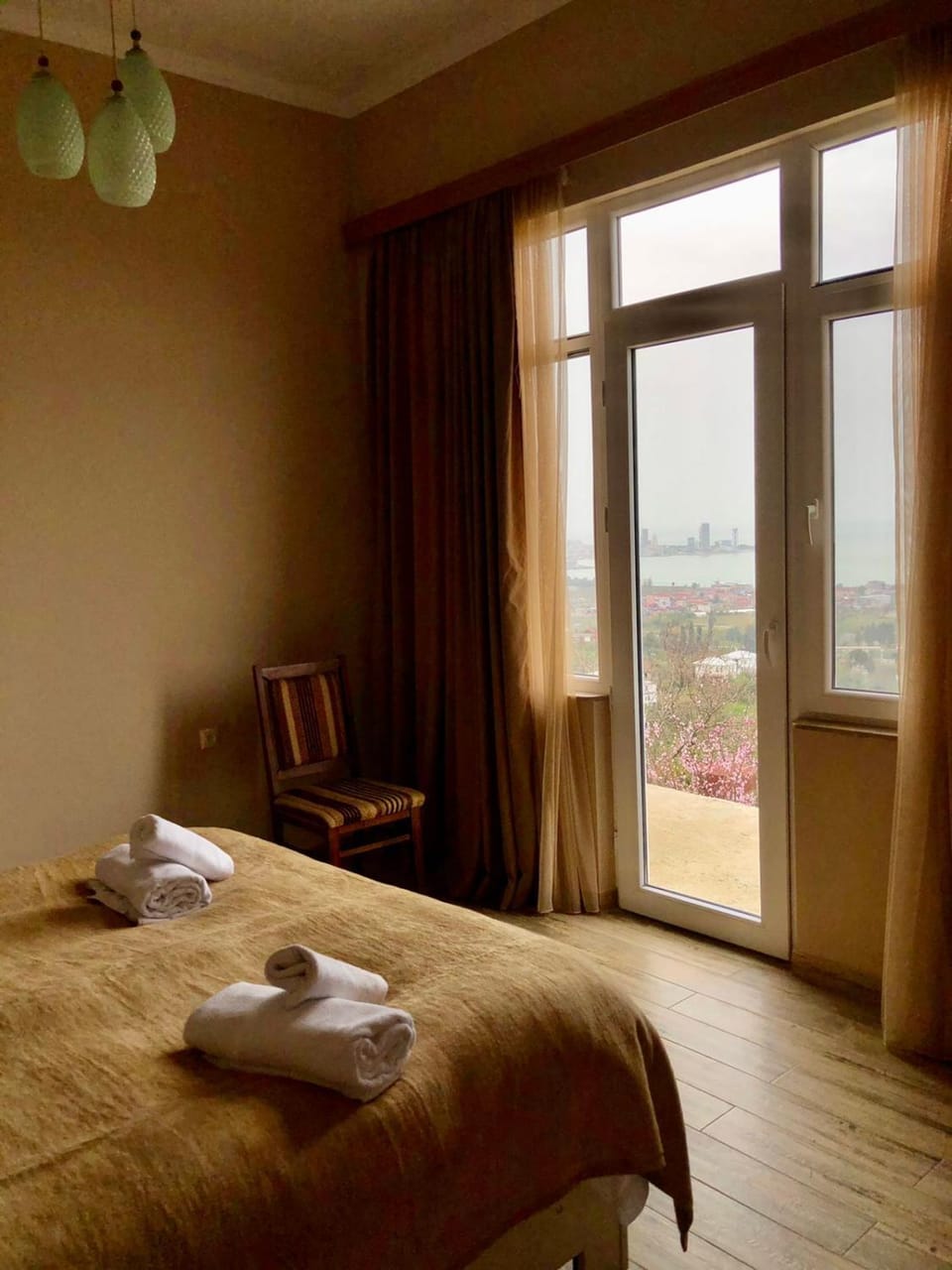 Bed, Photo of the whole room, Bedroom, Sea view