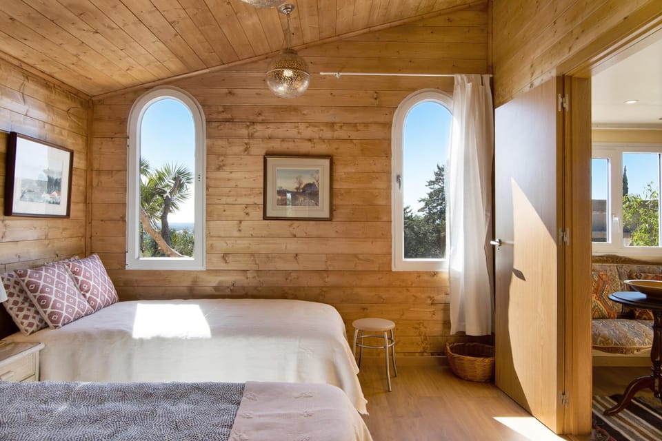 Property building, Living room, Bedroom