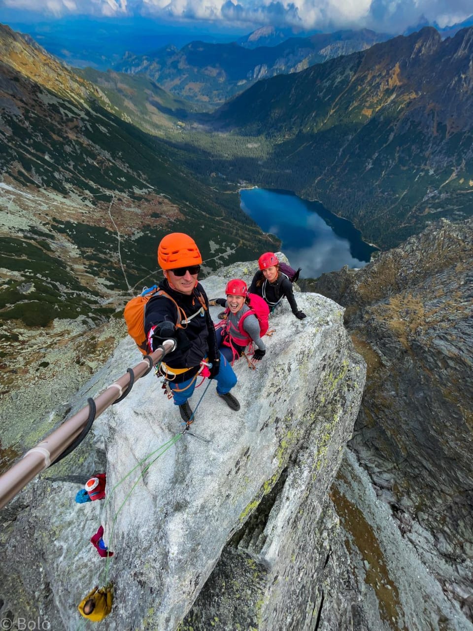 People, Bird's eye view, Hiking